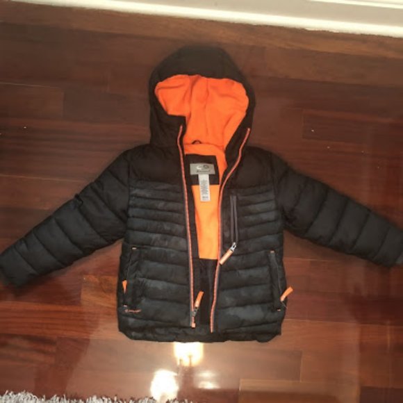 Champion Other - Boys Champion Ski Jacket; xs/4-5; black & orange